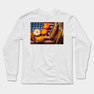 American Autumn Still Life Long Sleeve T-Shirt